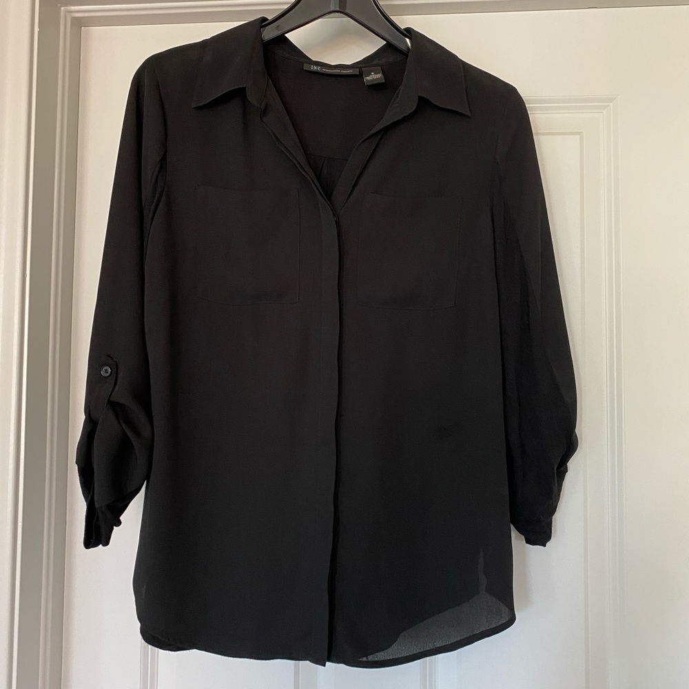 INC black blouse